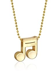 Alex Woo "Little Notes" Note Pendant Necklace, 16"
