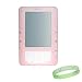 Pink Kroo Amazon Kindle 2 E-Book Reader Silicone Rubber Skin Cover + A Live*Laugh*Love Wrist Band!!! (Kindle 2 Not Included)