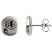 Stainless Steel Washington Redskins Logo Stud Earrings