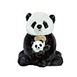 Mom and Baby Panda Realistic Yomiko Stuffed Animal Plush Panda Bear Mothers Day Gift by Russ Berrie