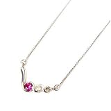 送料無料！0.08ct 天然ダイヤモンド ルビー＆ダイヤモンド ペンダント K10WGの画像