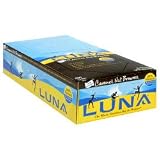 Clif Luna Nutrition Bar for Women, Caramel Nut Brownie 15 - 1.69 oz (48 g) bars [25.4 oz (720 g)]