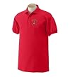 Personalized custom embroidered U.S. Marines Old Corps & eagle, globe & anchor design on polo shirt