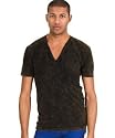 American Apparel Unisex Acid Wash Jersey Deep V-Neck Short Sleeve Summer T