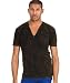 American Apparel Unisex Acid Wash Jersey Deep V-Neck Short Sleeve Summer T