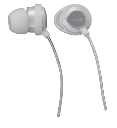 maxell カナルタイプ ヘッドホン SMOKY WHITE HP-CN21A-WH