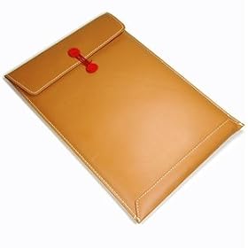 Cosmos � PU/synthetic/faux leather 13.3" 13 inch Brown Laptop notebook computer MESSENGER (envelope) case/bag/sleeve for NEW macbook AIR A1369 + Cosmos cable tie