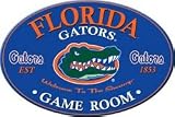 Florida Gators Oval Style Game Room Sign