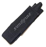 V82 SUREFIRE FL HOLSTER BLK NYLON, FLAP TOP