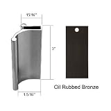 Oil Rubbed Bronze Tub Enclosure and Sliding Shower Door Pull Handle