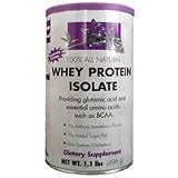Bluebonnet – 100% All Natural Whey Protein Isolate Powder Gluten-Free – 1.1 lbs PDR