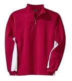 NEW Sport-Tek - 1/4 Zip Sweatshirt with Contrast Color Red/White-L