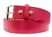 Pink Imitation Leather Plain Belt
