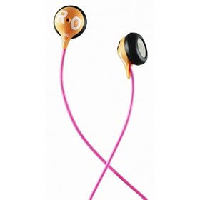 ROXY by JBL Reference 230 Earbud Headphone- Orange Pink by 
