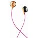 ROXY by JBL Reference 230 Earbud Headphone- Orange/Pink