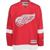 NHL Boys Detroit Red Wings Team Color Replica Jersey - R56Hwbee (Red, 4)