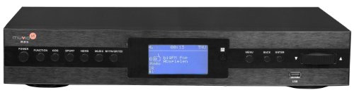 Muvid IR 815 Internet Radio (DAB/DAB+/UKW-Tuner, LC-Display, Wi-Fi Protected Setup) schwarz