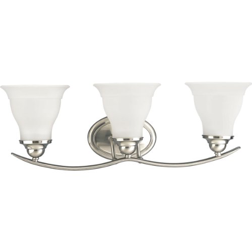 Progress Lighting P3192-09 3-Light Bath Bracket, 