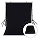 LYLYCTY Black Screen Key 5x7ft Backdrop Soft Pure White Studio Background ID Photo Photography Backdrop Photo Backdrops Customized Studio Photography Backdrop Background Studio Props LY165