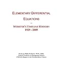 Elementary Differential Equations: Webster's Timeline History, 1929 - 2005