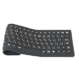シリコンキーボード ブラック CB-KB85U01-BK