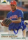 Omar Beltre, Pulasri Rangers - Rangers Affiliate, 2001 Grandstand Autographed Card