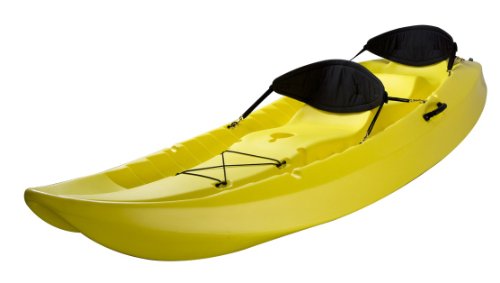 Lifetime Manta Tandem Kayak with Paddles and Backrests (Yellow, 10-Feet)