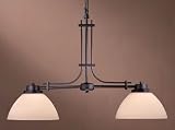 Review Minka-Lavery  / Minka Lavery Lights 1862-66 2LT Linear Island Light Black Iconic Contemporary island lights