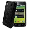 Sparkle Glitter Hard Case Cover For Samsung Galaxy S i9000 + Screen Protector-schwarz