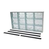 UPC 752494232169 product image for NailUp2 Wave Pattern Solid Glass Block Window | upcitemdb.com