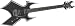 B.C. Rich Trace Warbeast T Electric Guitar Onyx