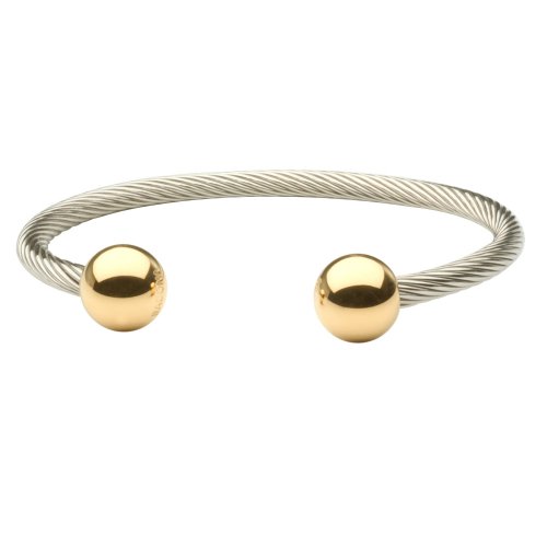 Sabona Wire Magnetic Bracelet Two Tone – L/XL