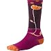 Smartwool Kids Moonflower Knee Socks, Magenta size S (Tod shoe size 9-11.5)