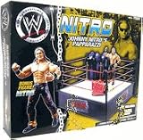 WWE NITRO : Johnny Nitro's Papparazzi Wrestling Ring, Figure, and Papparazzi standee