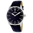 Le Chateau Men's Slim Leather Strap Watch #2670M-1