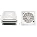 Fan-Tastic Vent 8000 ABS LID Vent Create-A-Breeze 3-Speed Manual Crank ABS White Lid