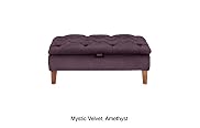 Buttoned Storage Stool