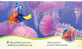 Touch advanced vocabulary words—like jellyfish and tentacles—to hear them sounded out