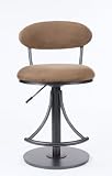 Hillsdale Venus 24 Inch to 30 Inch Adjustable Swivel Bar Stool