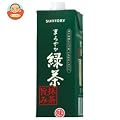 サントリー まろやか緑茶 抹茶の旨み 1L紙パック×12(6×2)本入