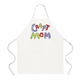 Attitude Apron Craft Mom Apron, Natural, One Size Fits Most