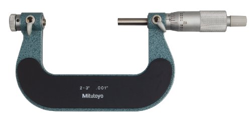Mitutoyo 126-139 2 - 3 X 001 Screw Thread Micrometer Ratchet With Standard