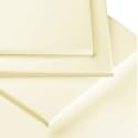 Percale Fitted Sheet, Cream, Super King Size