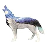 Call of the Wolf Ice Figurine