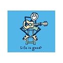 LIFE IS GOOD ACOUSTIC TEE SHIRT - WOMENS
