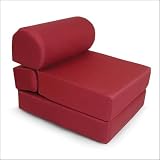 Elite Burgundy Adult Foam Sleeper Chair