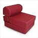 Elite Products 32-2120-610 - Burgundy Adult Foam Sleeper Chair (Poly-Cotton)