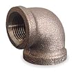 Industrial Grade 2CFG3 Reducing Elbow, 90 Deg, 1 1/4 x 1 In, Brass