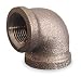 Industrial Grade 2CFG3 Reducing Elbow, 90 Deg, 1 1/4 x 1 In, Brass