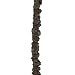 ABC Products - 12 Foot ~ Dark Brown Color Fabric - Electric Lamp Cord Cover and Chandelier Chain Light Cover (Velcro Fastners For Easy Wrap-around or Removing to Chain or Electric Cord
